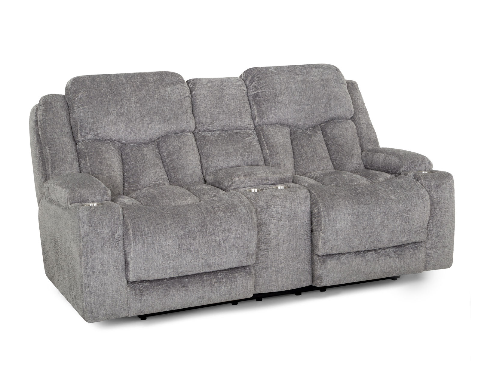 Denali 90" Power Reclining Sofa with Fold Down Table, Lights, USB, Wireless Charging, Dual Arm Storage, Massage, Cupholders & Drawer (+3 colors) - Power Reclining with Power Headrest