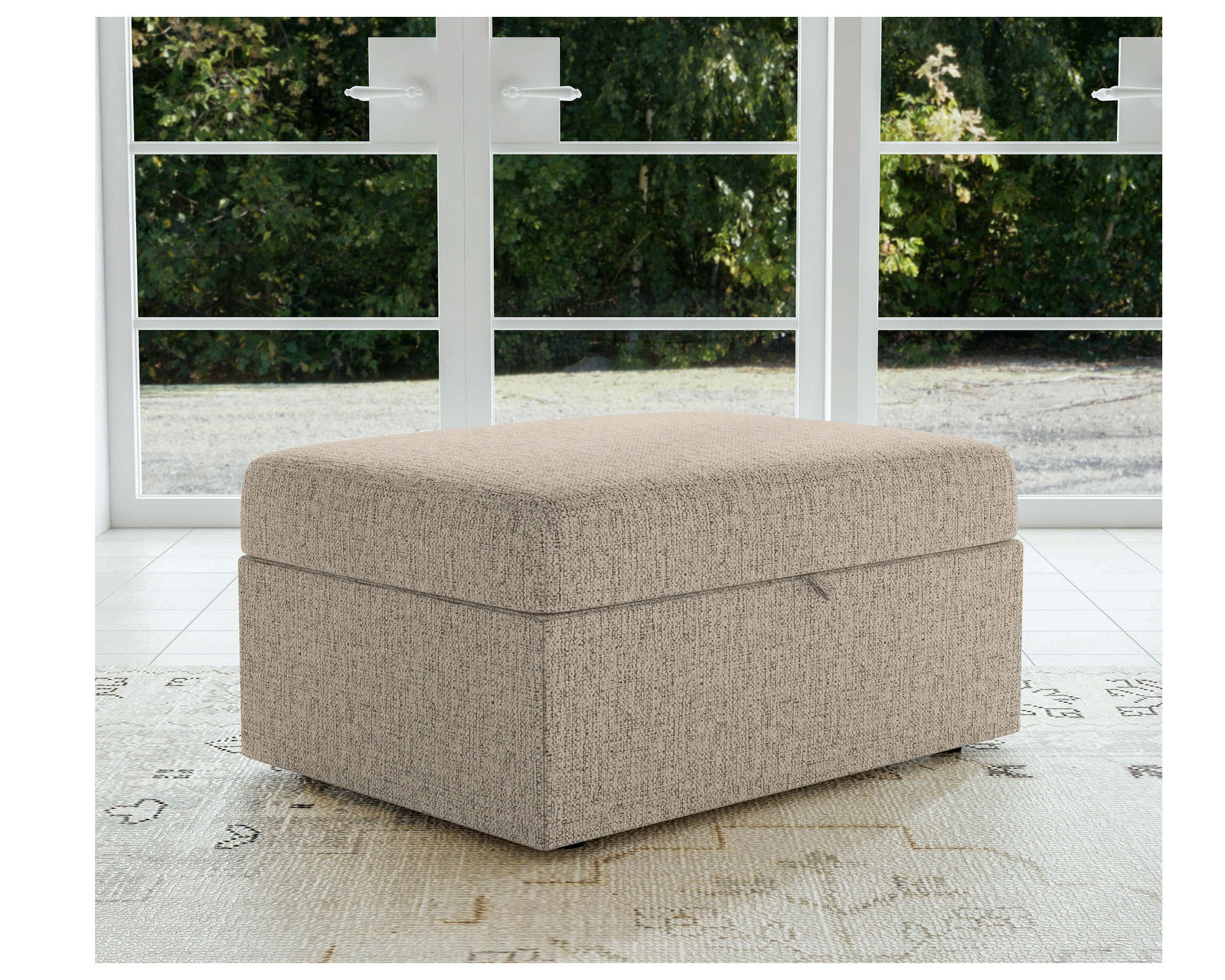 Sky 5512 Chair (hypoallergenic down-like cushion) +100 fabrics - Sky Storage Ottoman