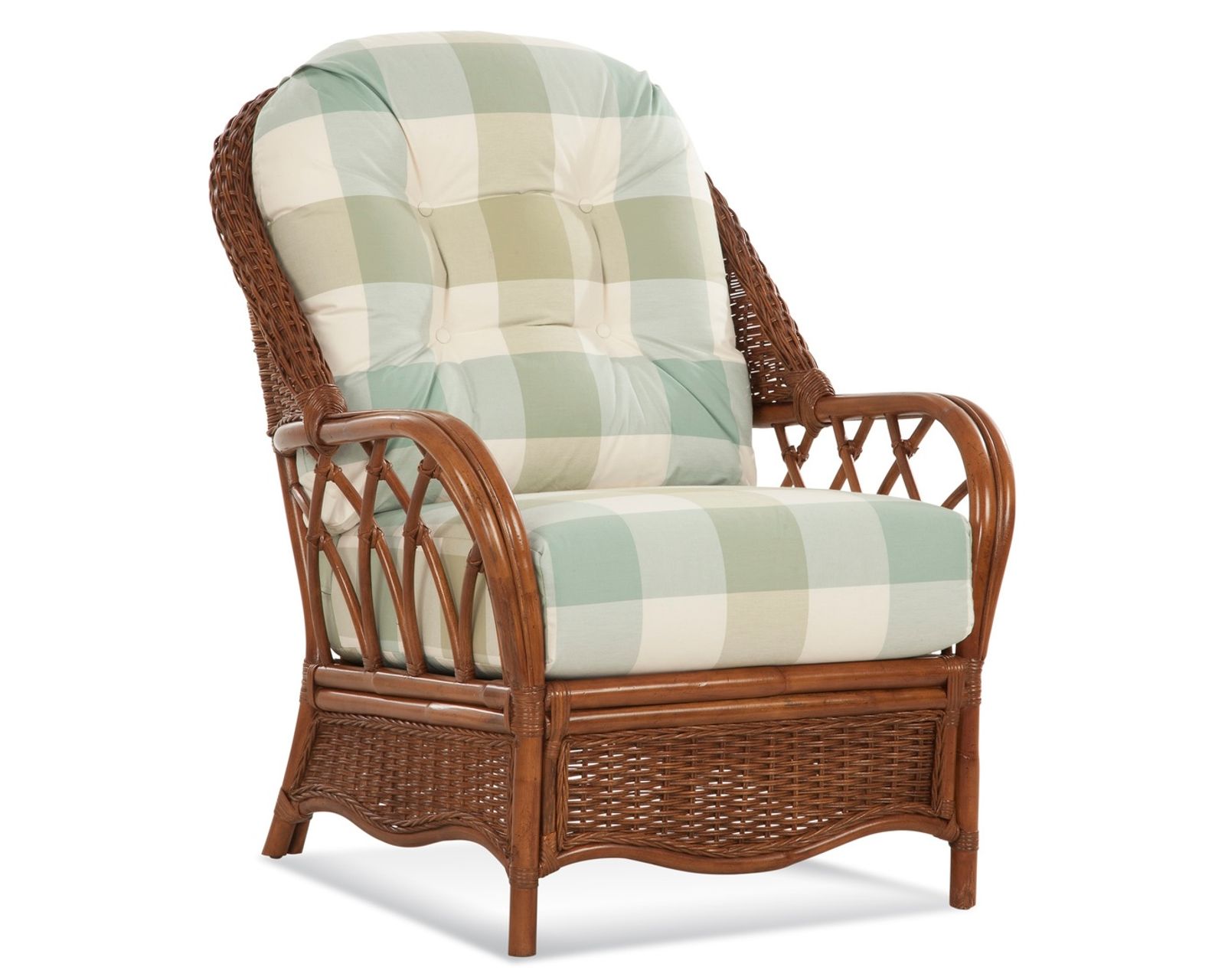Everglade 76" Rattan Sofa (+28 finishes - 69 fabrics) - Everglade Rattan Chair