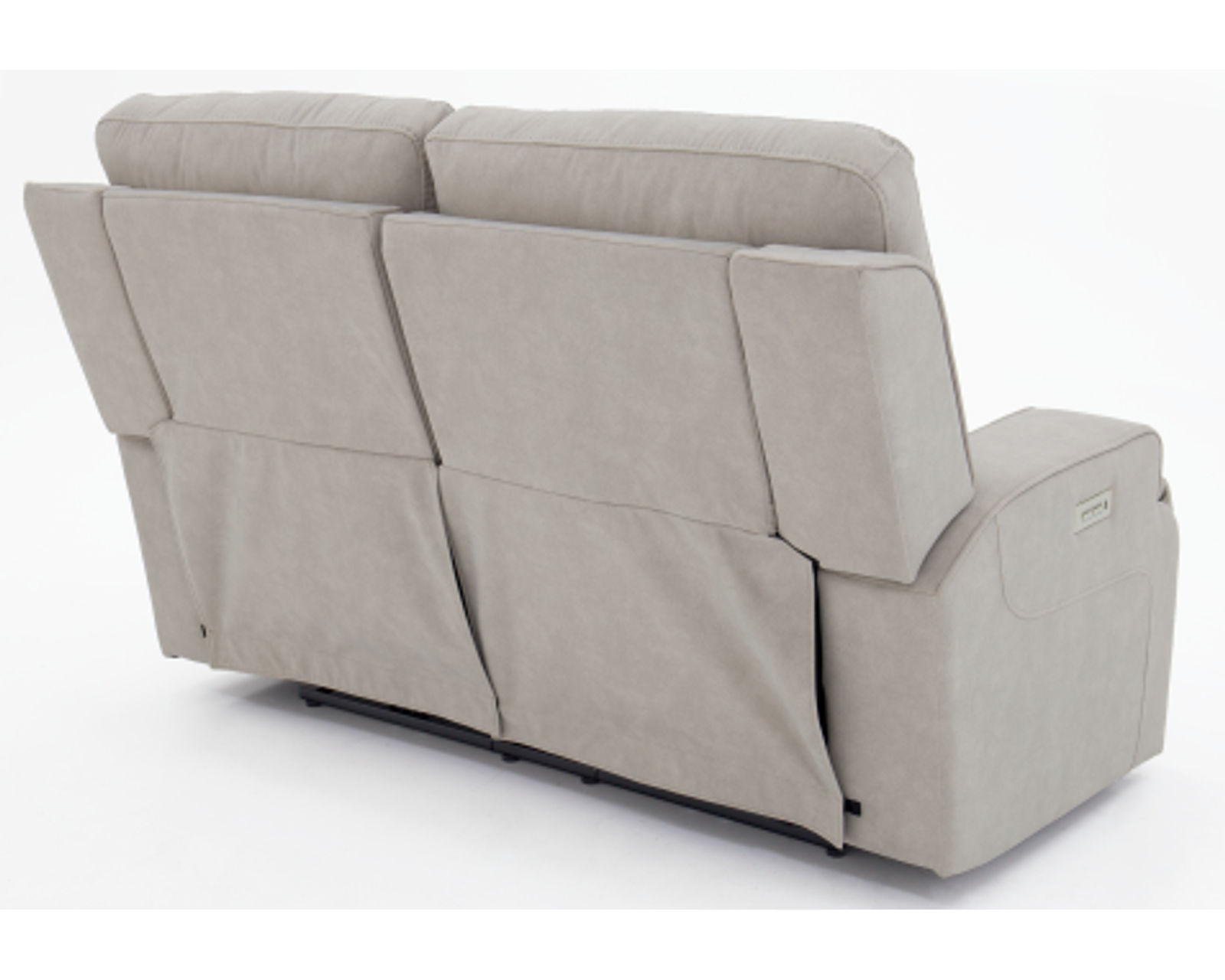 Ashbee 89" Zero Gravity Sofa w/Power Recline, Power Head Rests & 3" Footrest Extension (Dove) In stock