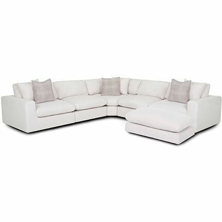 Layout B: Six Piece Sectional 117" x 117"