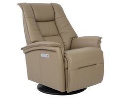 Paris Triple Power Swivel Glider Recliner Nougat (In stock - Fast shipping)