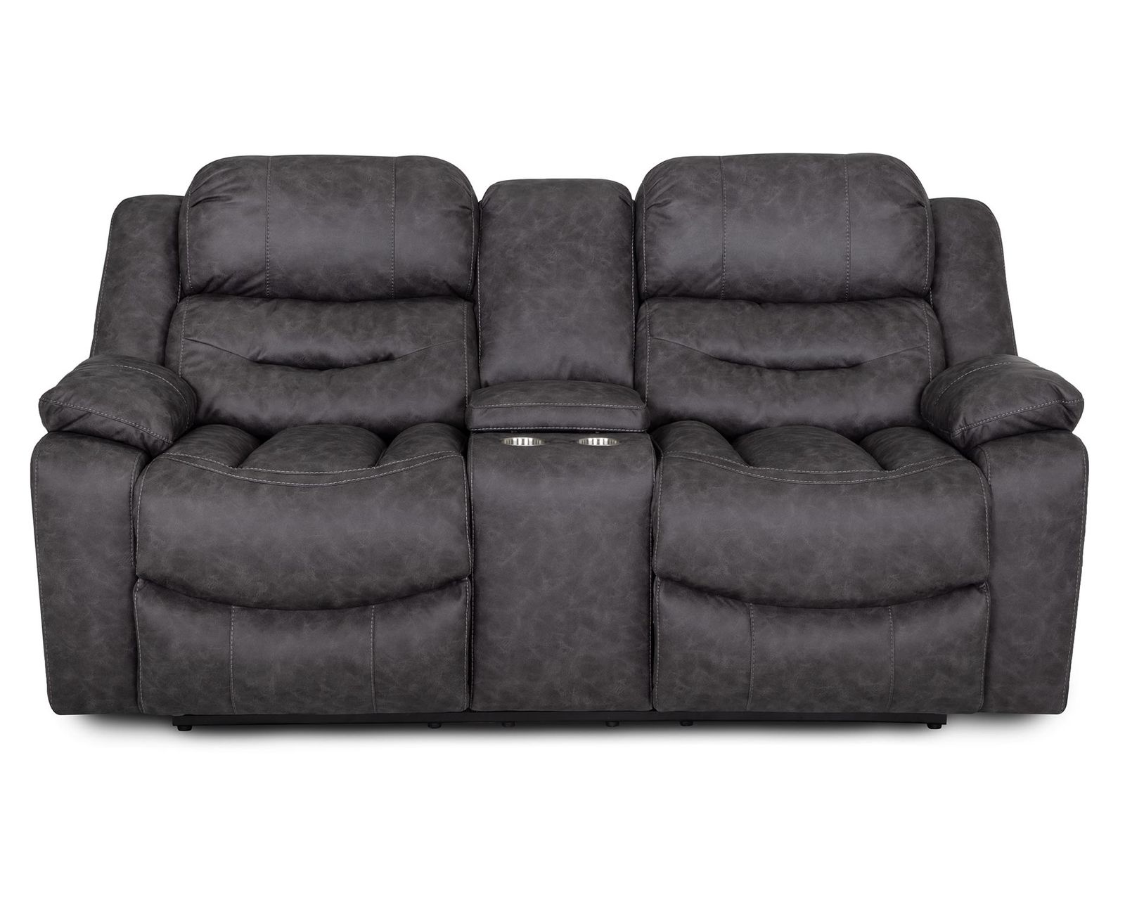 Decker 91.5" Reclining Sofa Slate (Best-Selling Comfort. Built for Real Life.) - Decker 82" Dual Reclining Console Loveseat