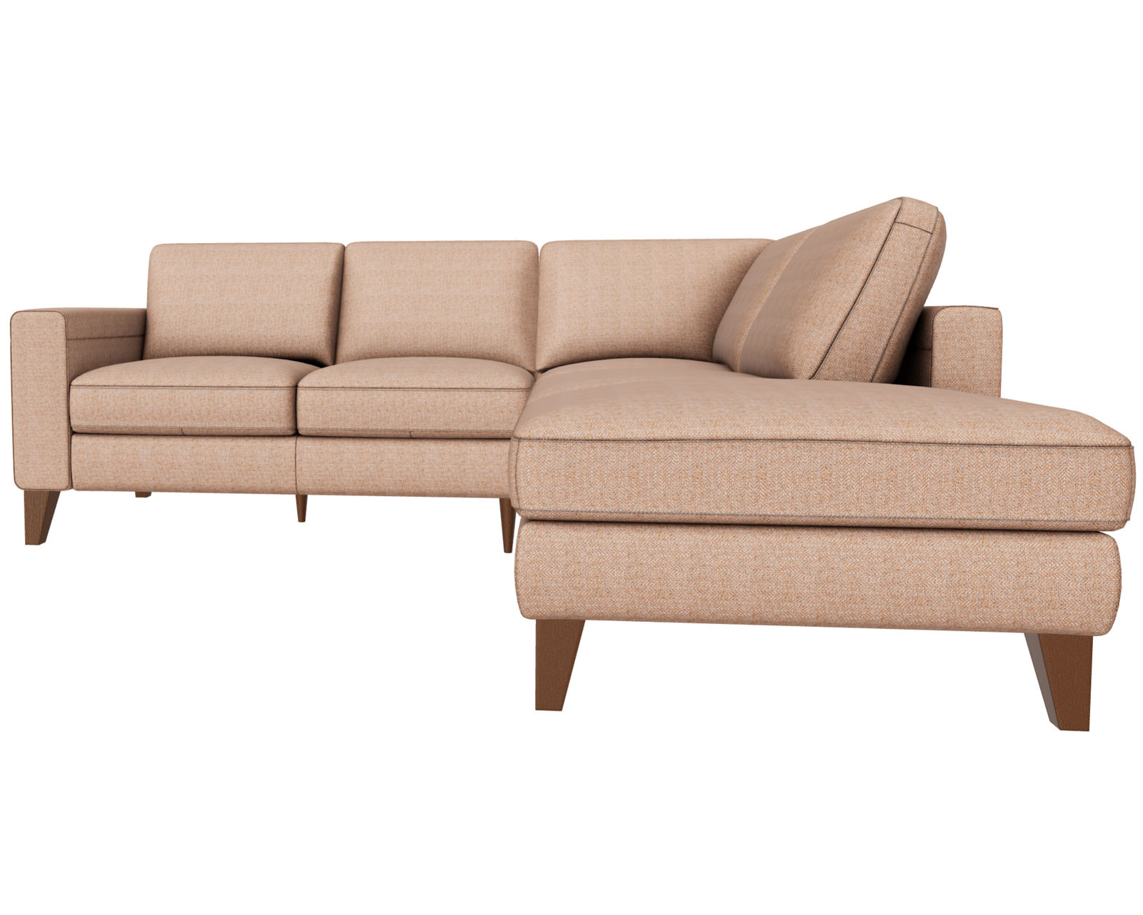 Sollievo B845 Sectional (+40 fabrics) - Layout B: Two Piece Sectional - 91" x 82" 