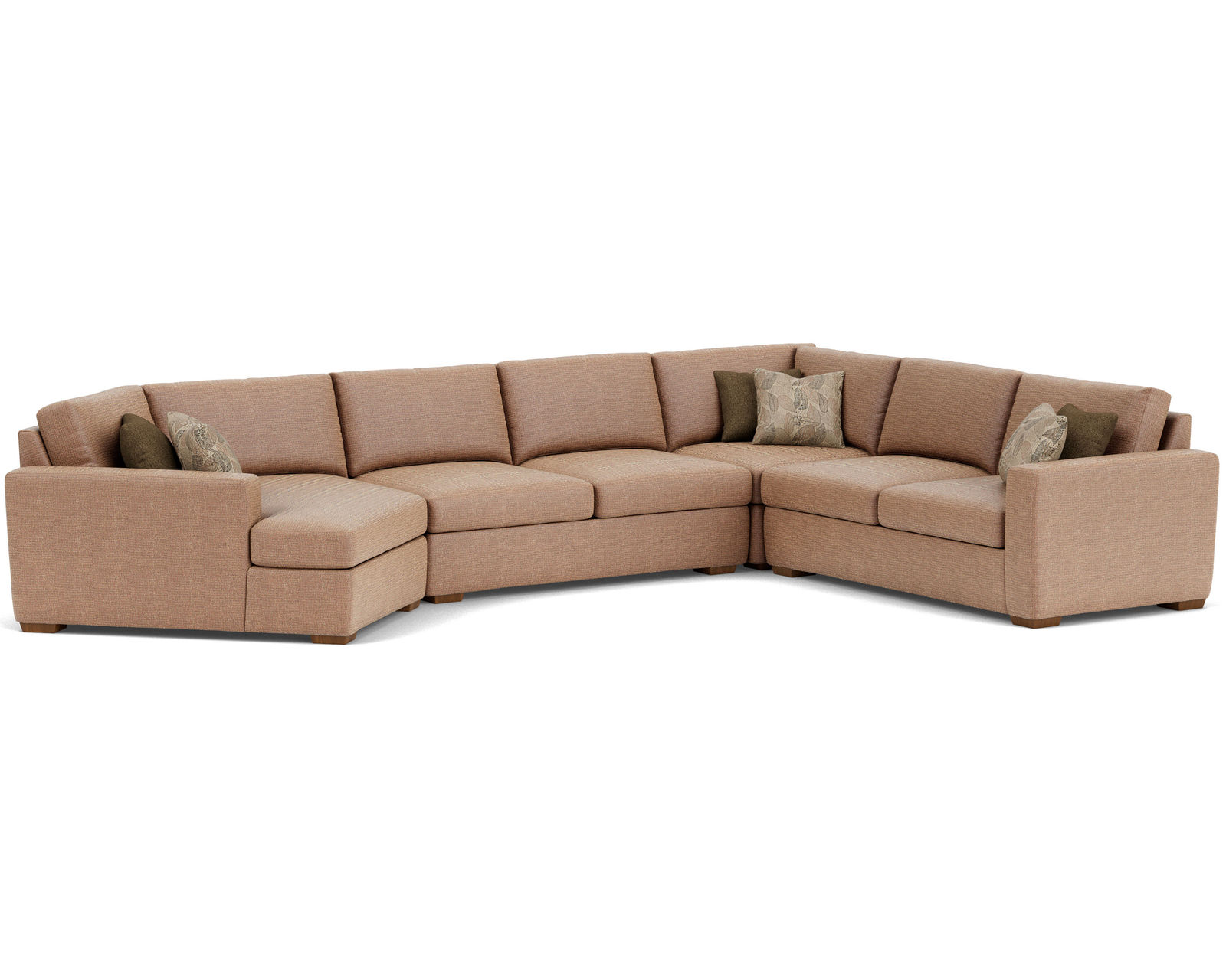 Collins 7107 Sectional (100+ fabrics) - Sectional Layout K:   Lifetime Warranty on internal structures