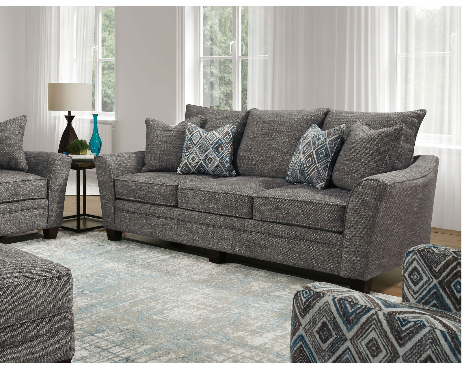 Hughes 910 Stationary Sofa (99") Includes pillows - Take an Extra 25% Off this Sofa