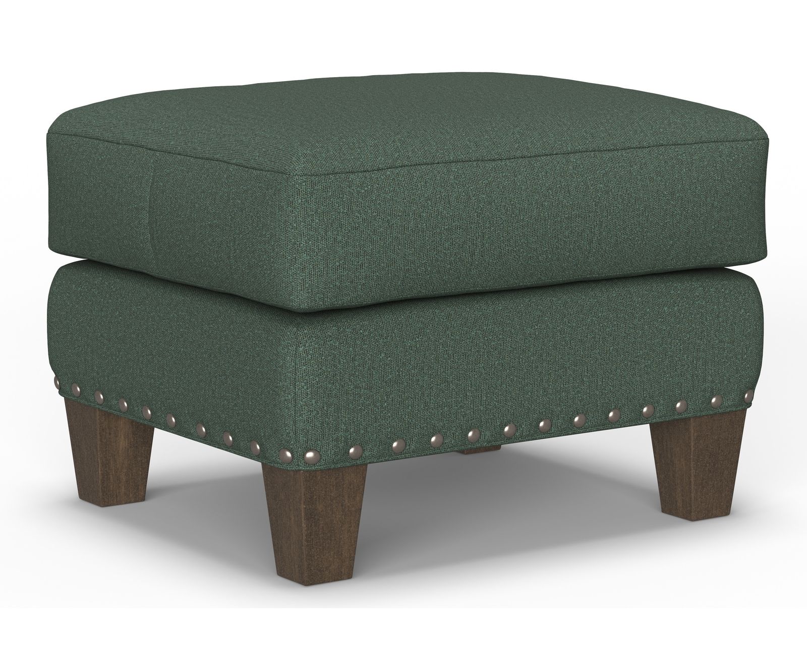 Gianna 7824 Chair (+100 fabrics) - Gianna 22" x 29" Nail Head Ottoman