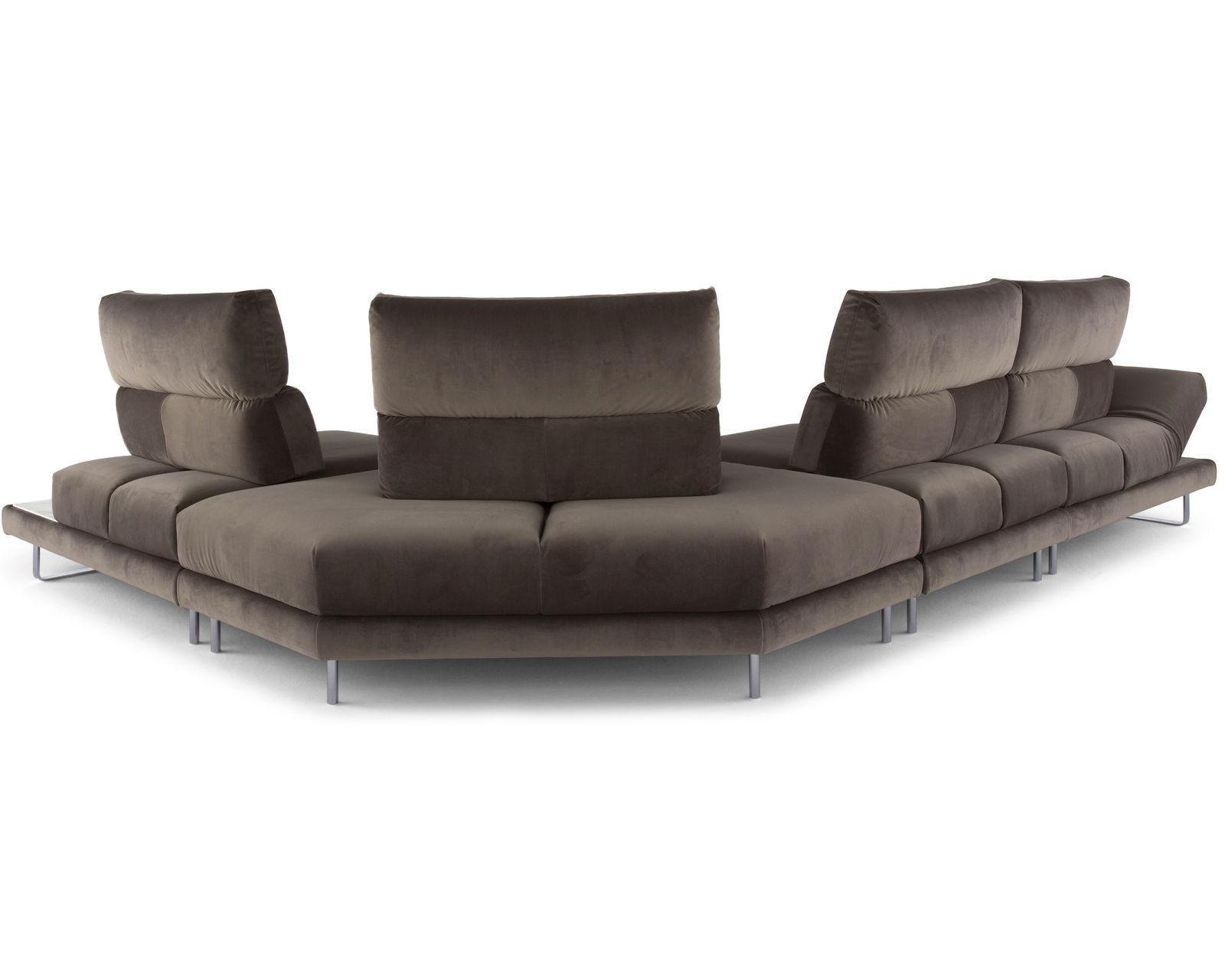 Roma C257 Sectional - adjustable seat depth (+40 fabrics) 