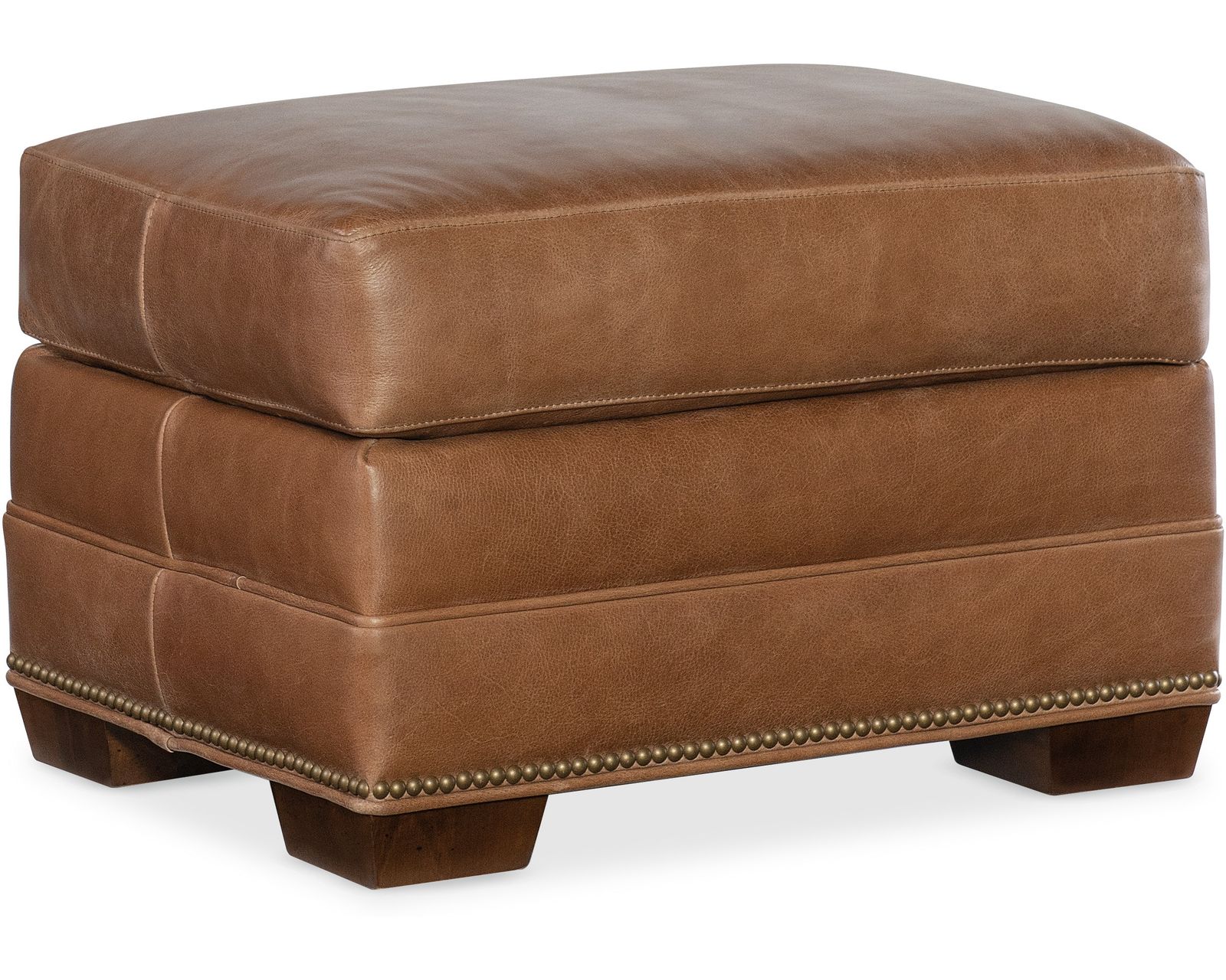 Bradington Young Winter 625 Sofa (12 leathers) 8-Way Hand Tie - Winter 19" x 25" Ottoman