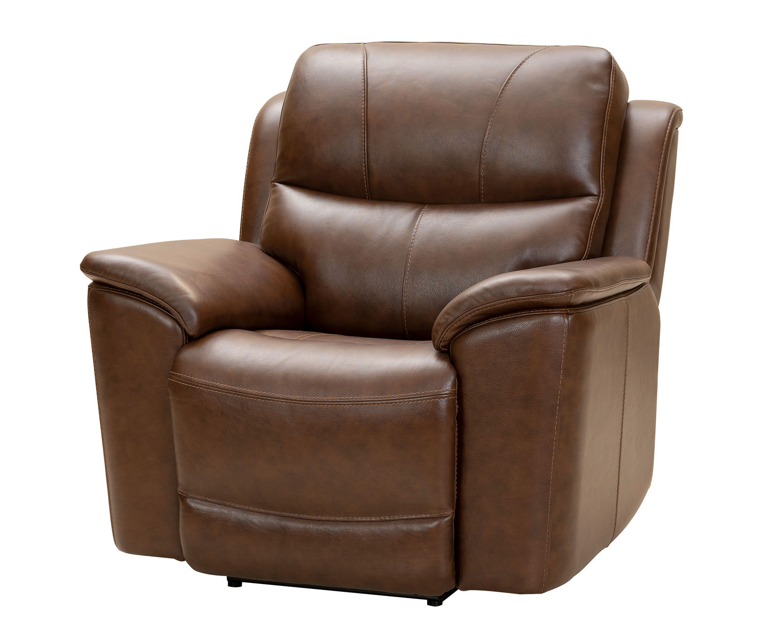 Kaden 88" Leather Power Headrest - Power Lumbar - Power Reclining Sofa (Brown) In stock - All leather everywhere your body touches