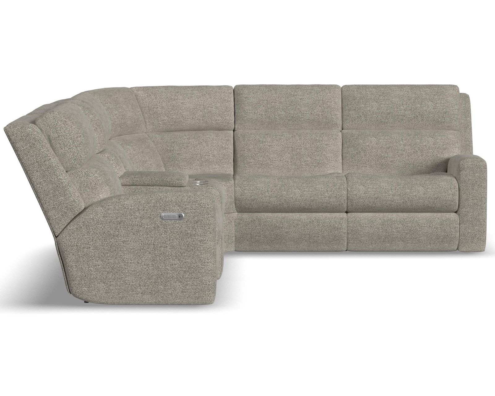 Score 2805 Triple Power Reclining Sectional (+100 fabrics) - Wide selection of top quality fabrics