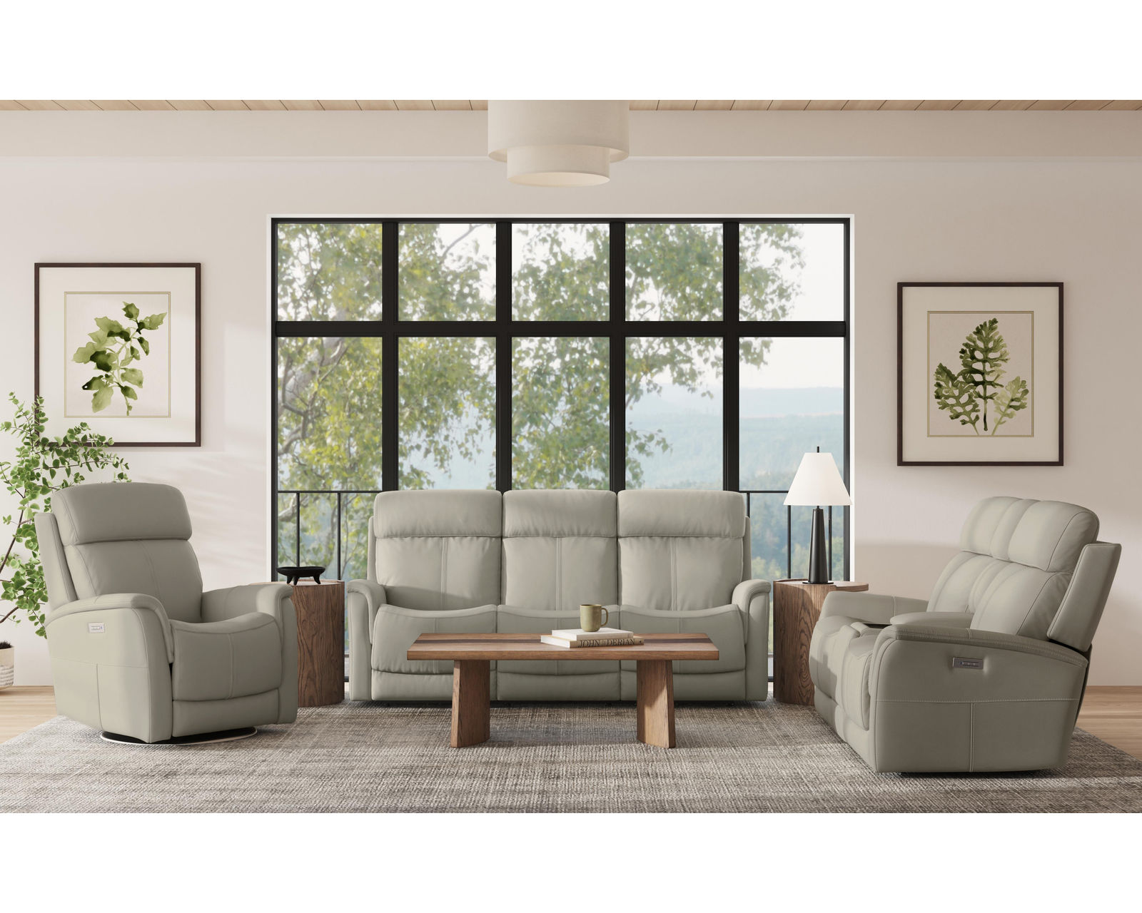 View 1524 Triple Power Swivel Recliner (050-01) +3 colors - in stock
