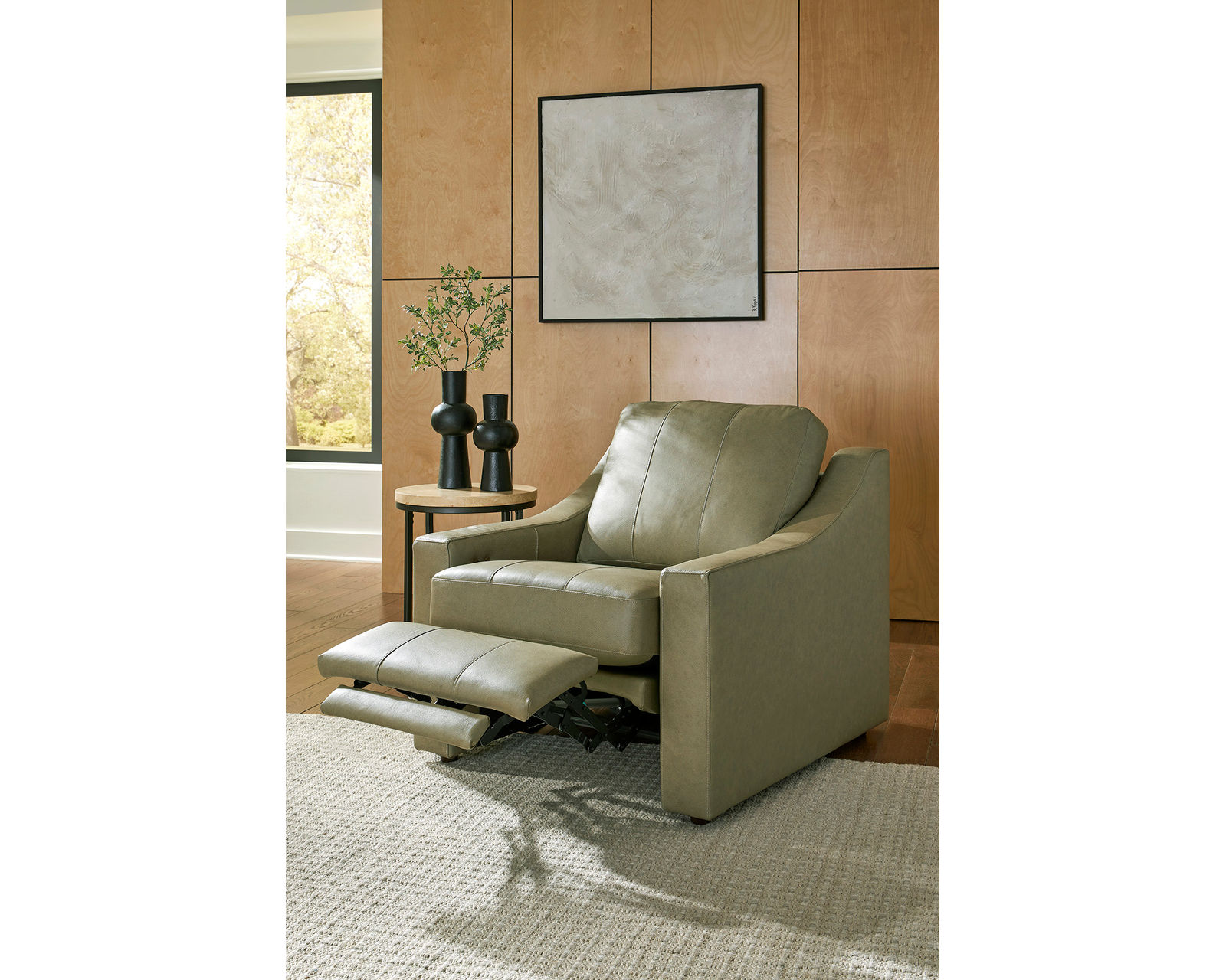 Cavrilly 85" Incliner Leather Sofa (+40 leathers) - Cavrilly Leather Incliner Chair