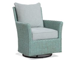 Lanai Breeze Rattan Swivel Chair Green (+28 finishes +69 fabrics)