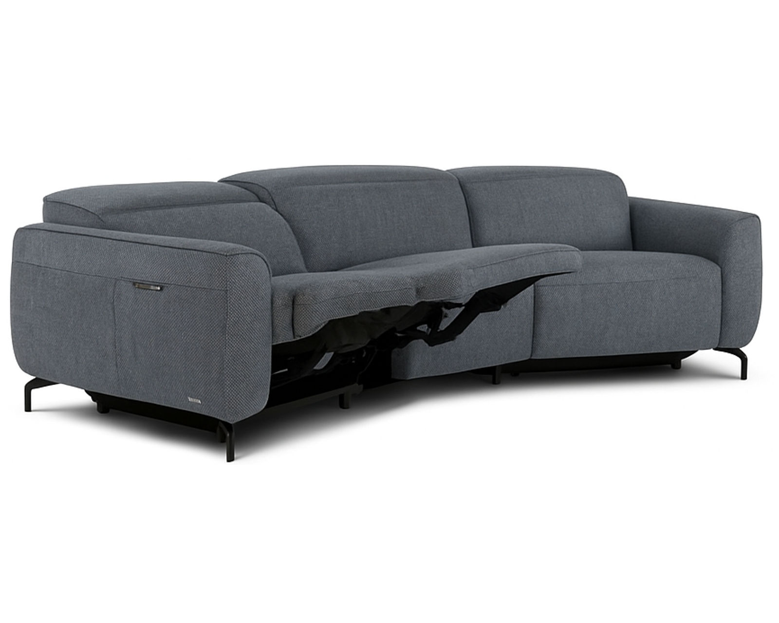 Zenith C320 Power Reclining Sectional (+45 fabrics) - Layout F: Three Piece Reclining Sectional 84" x 84" (two recliners)