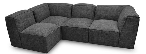 Layout E: Four Piece Sectional 69" x 112"