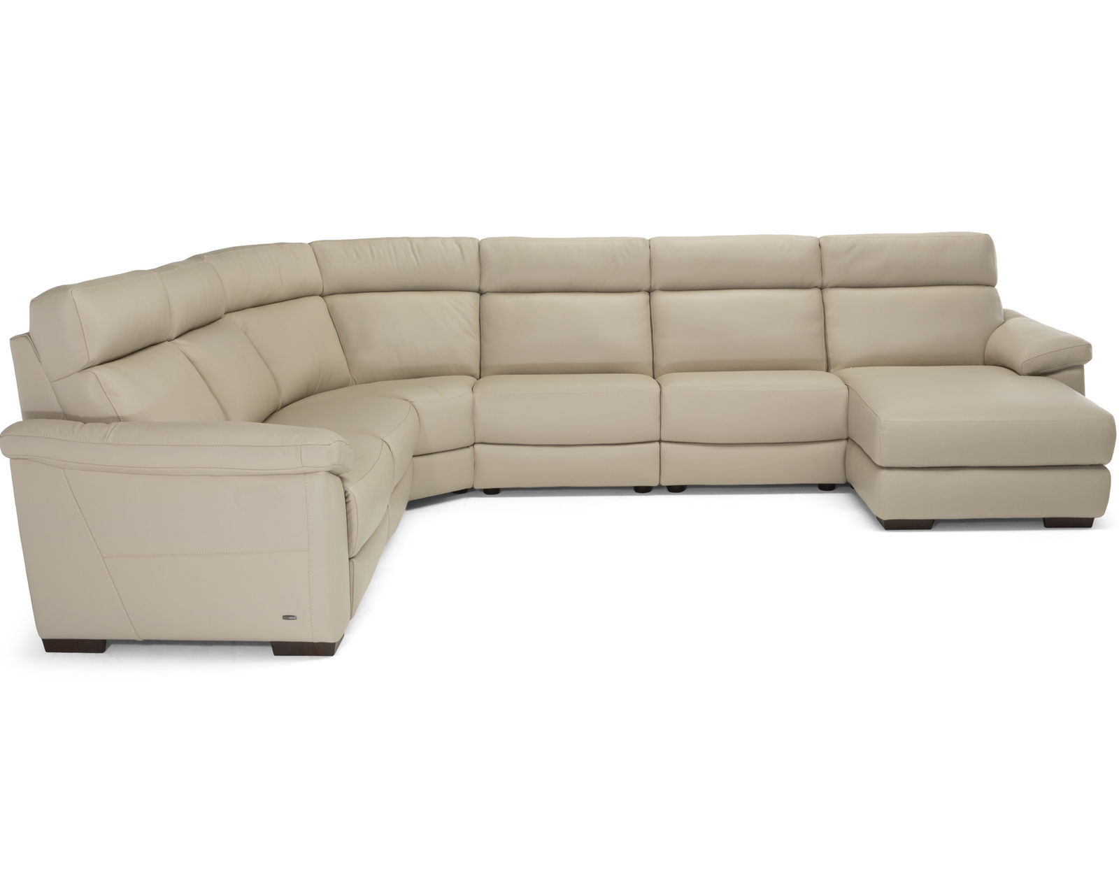 Estremo C216 Stationary Sectional (+50 leathers) - Layout H: Six Piece Sectional 116" x 150"