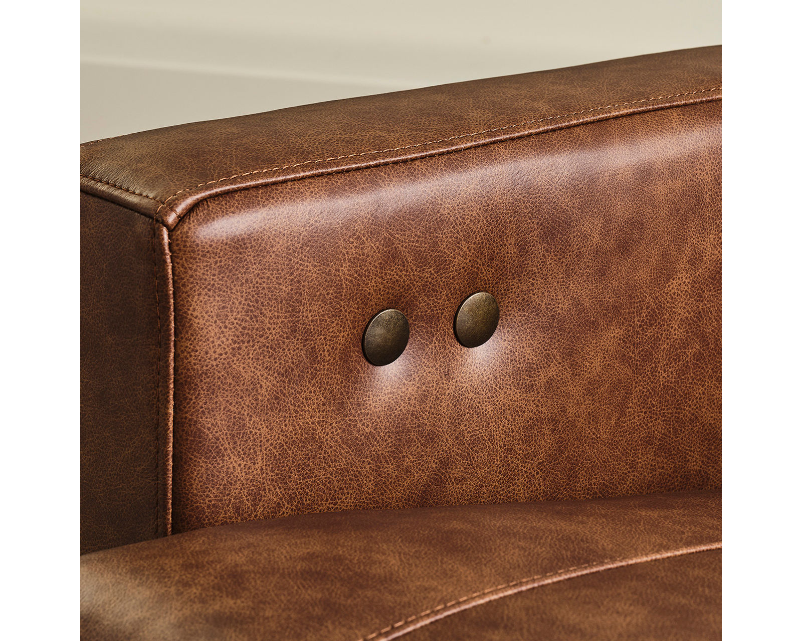 Traftly 82" Mid-Century Power Incliner Leather Sofa (+40 leathers) - Includes Power Recline