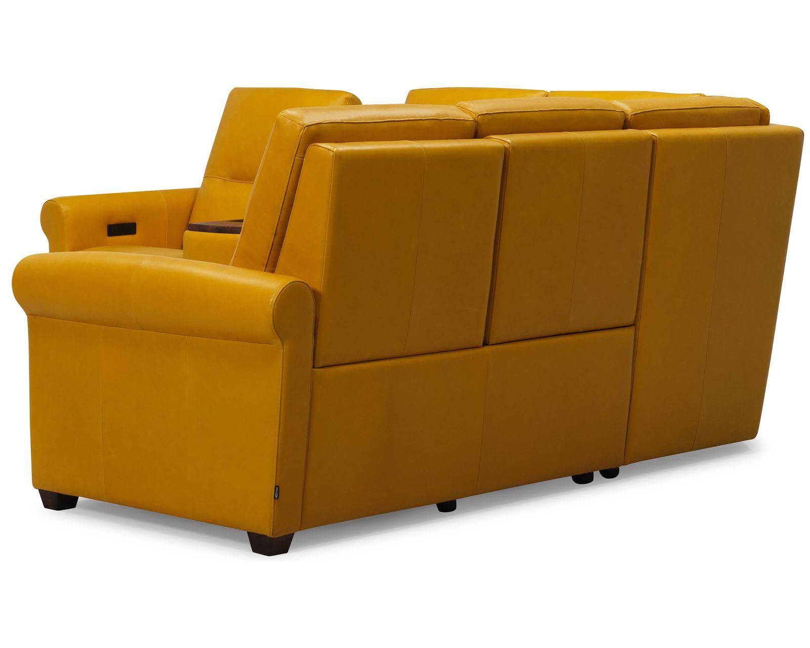 Essex 40112 Triple Power Reclining Sectional (+100 leathers) - Layout B: Three Piece Reclining Sectional (2 recliner) 110" x 98"