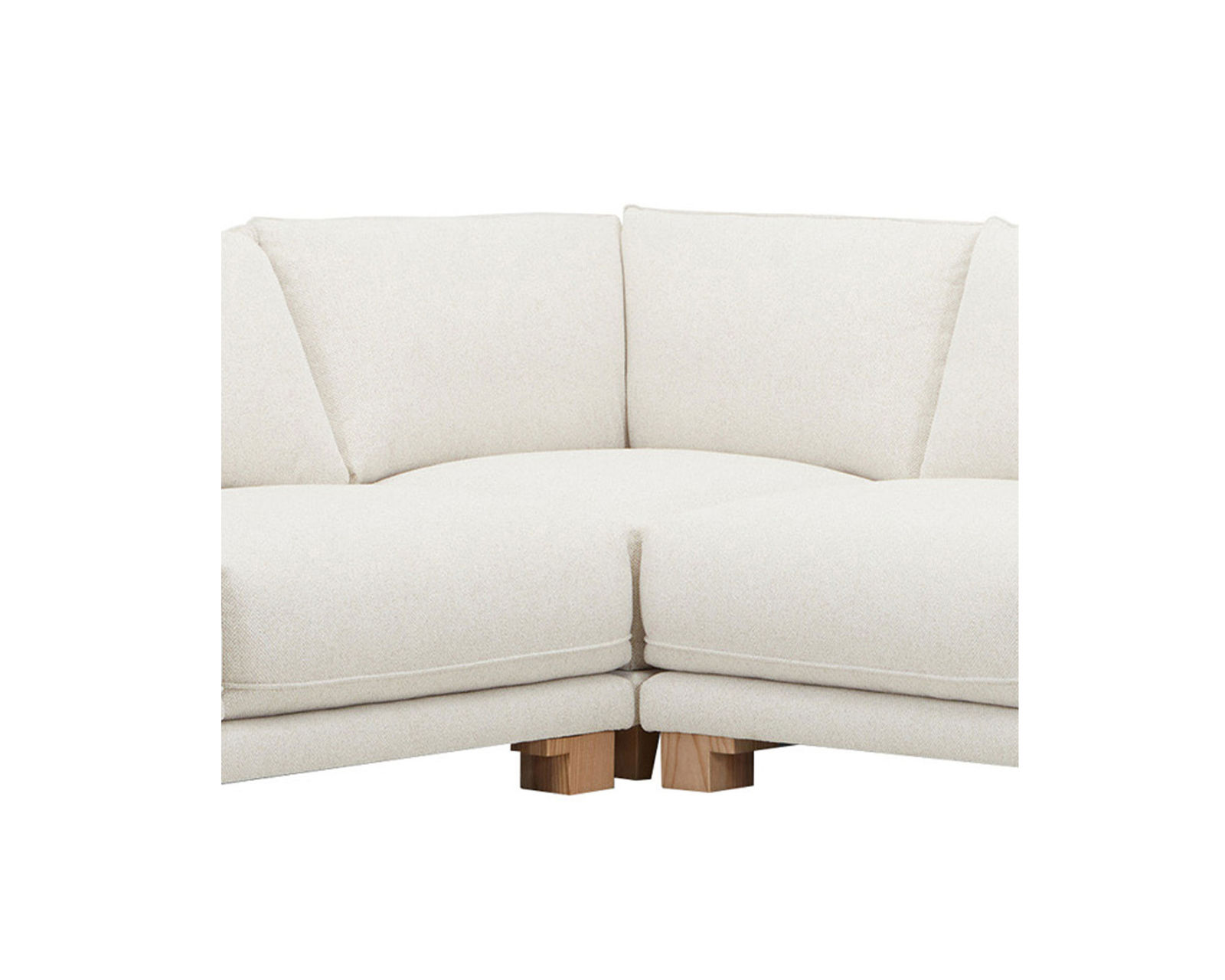 Escape Four Piece Stationary Sectional Mist (In stock - Fast shipping) - Escape Wedge