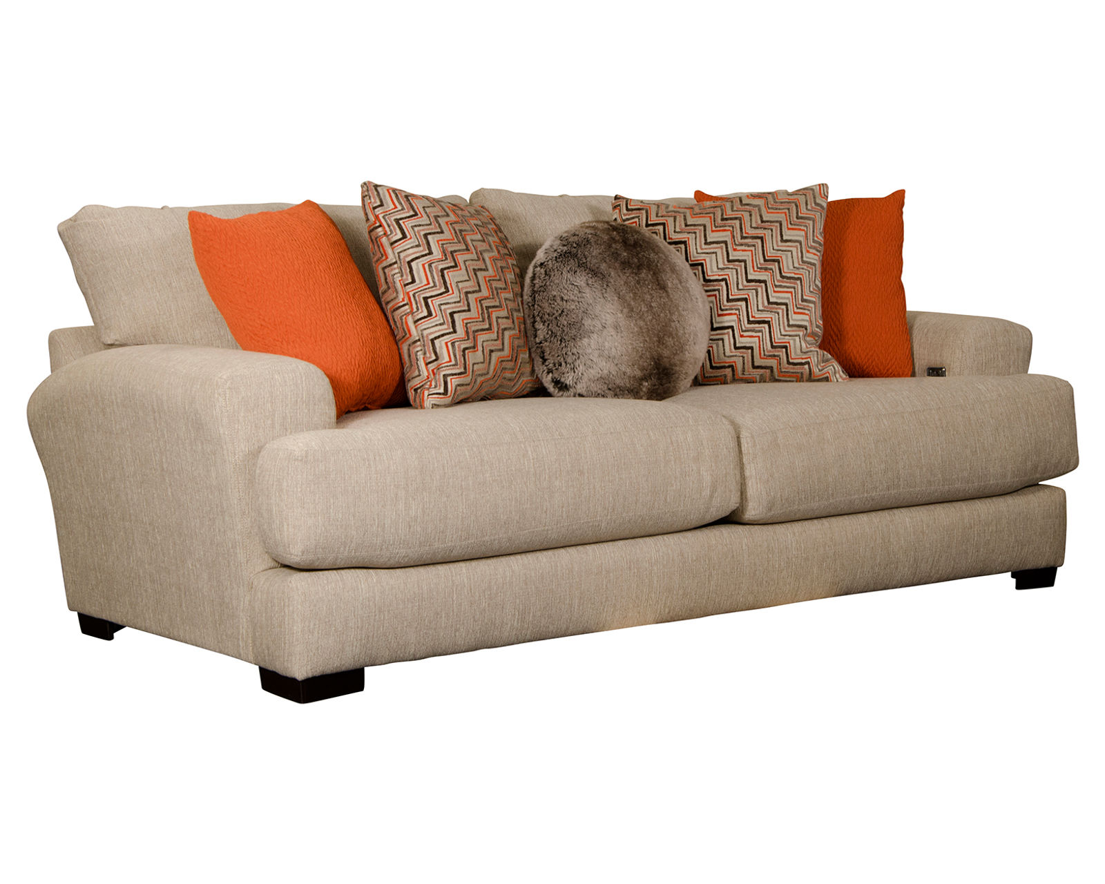 Ava 90" Sofa  (Includes Pillows) - 2 colors - USB charging