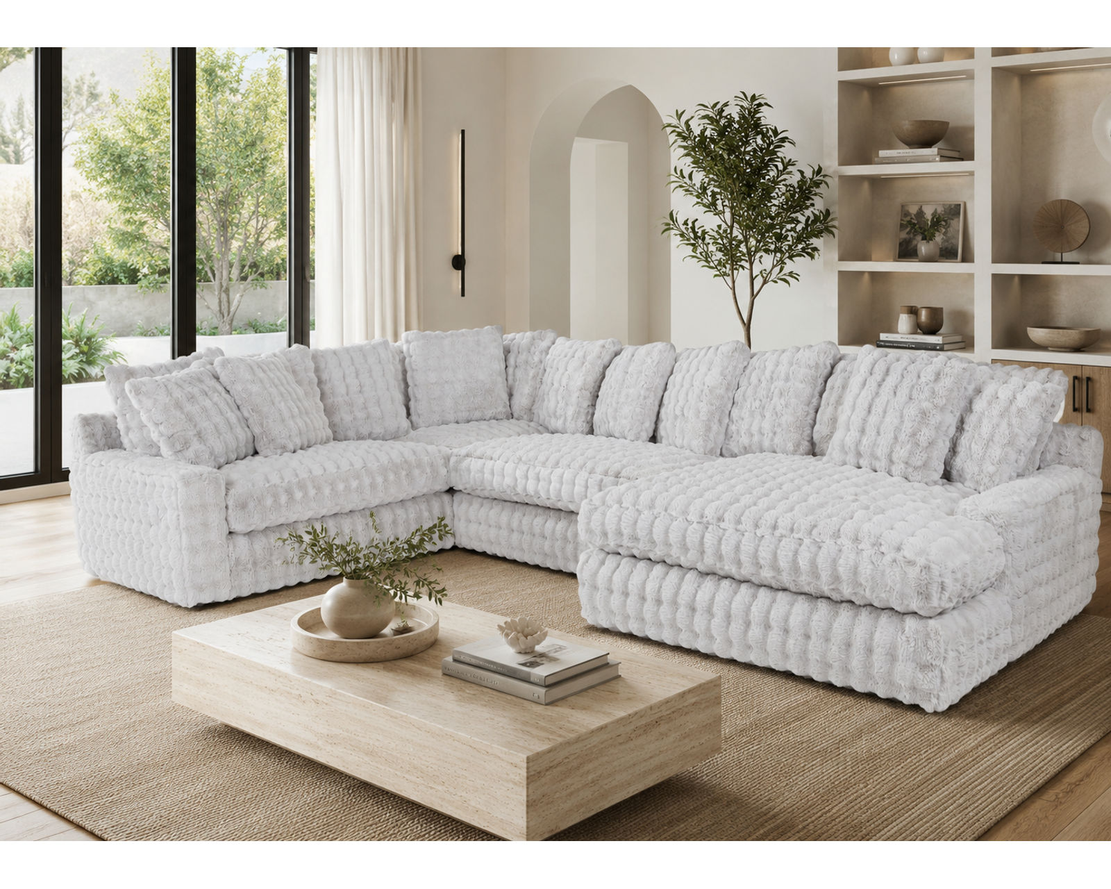 Angel 878 Modular Sectional (A Little Piece of Heaven — Oversized Comfort Made for Serious Lounging) 2 colors - Designer-Curated. Perfectly Coordinated. Surprisingly Affordable.