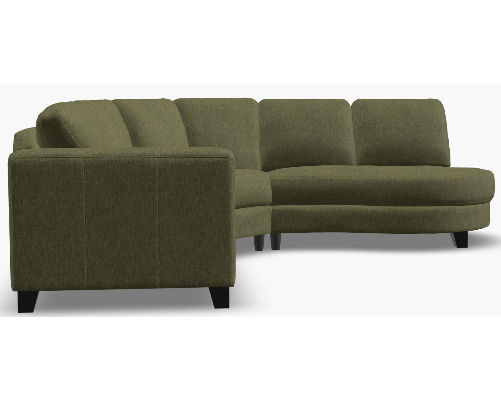 Juno 77494 Sectional (+50 fabrics) - Layout C: Three Piece Sectional 101" x 101"