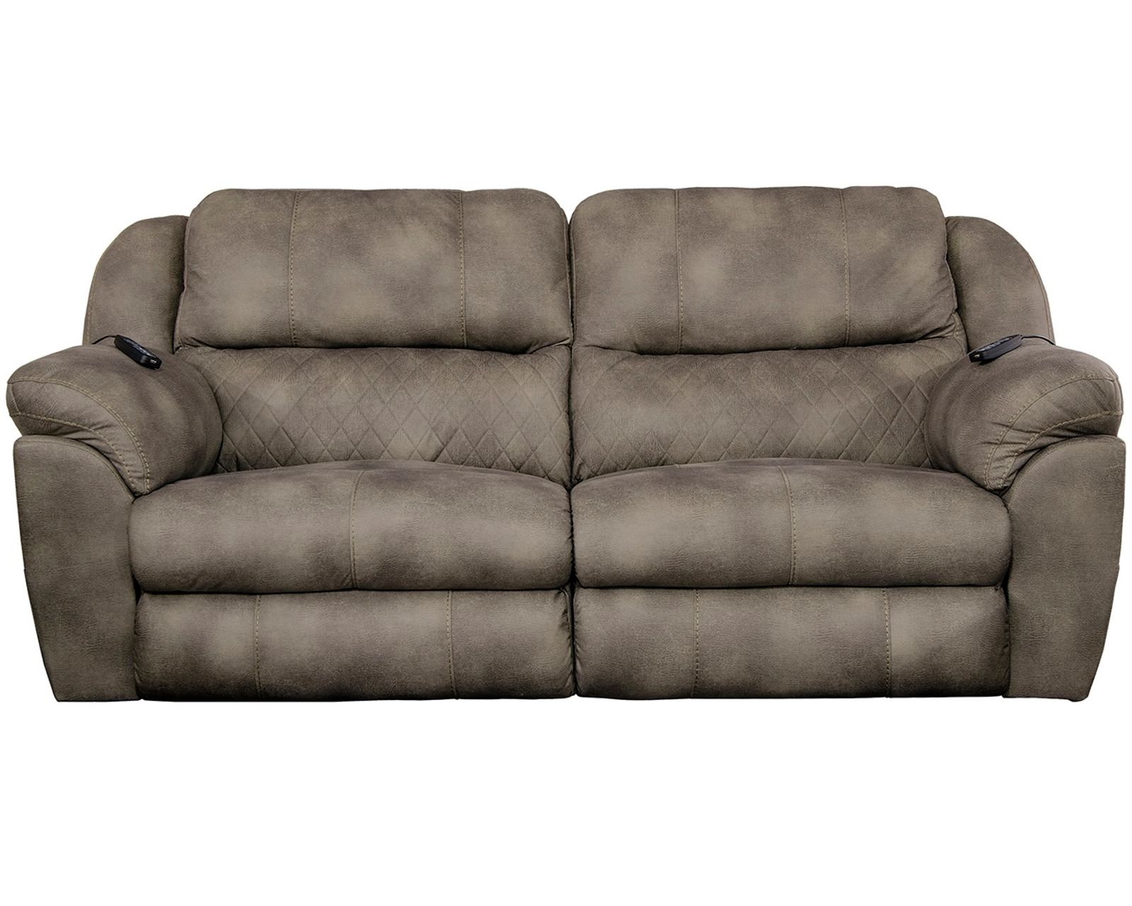 Flynn 90" Power Lay Flat Reclining Sofa with Power Headrests, Power Lumbar, Dual Heat & Massage - Flynn 90" Power Headrest – Power Lumbar – Power Reclining Sofa with Dual Heat and Massage
