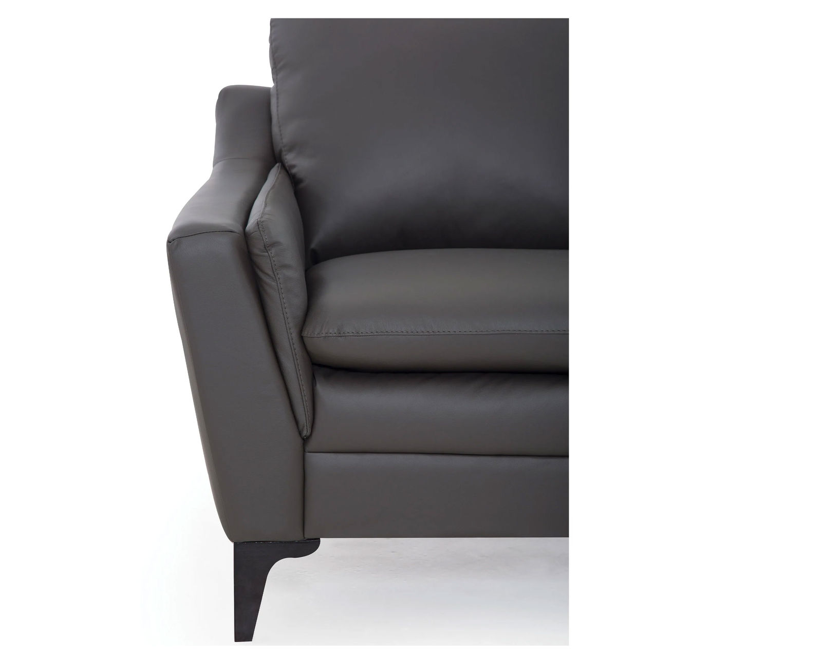 Balmoral 77488 Sofa (94") +100 leathers - Slightly flared arm and a thin cushion profile throughout