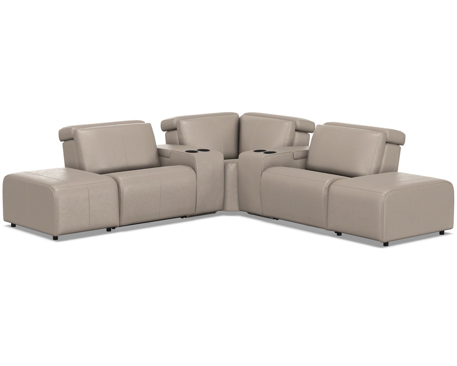 Nya 3099 Power Headrest Power Reclining Sectional (standard and wide seat widths) +140 leathers - Create your own sectional look