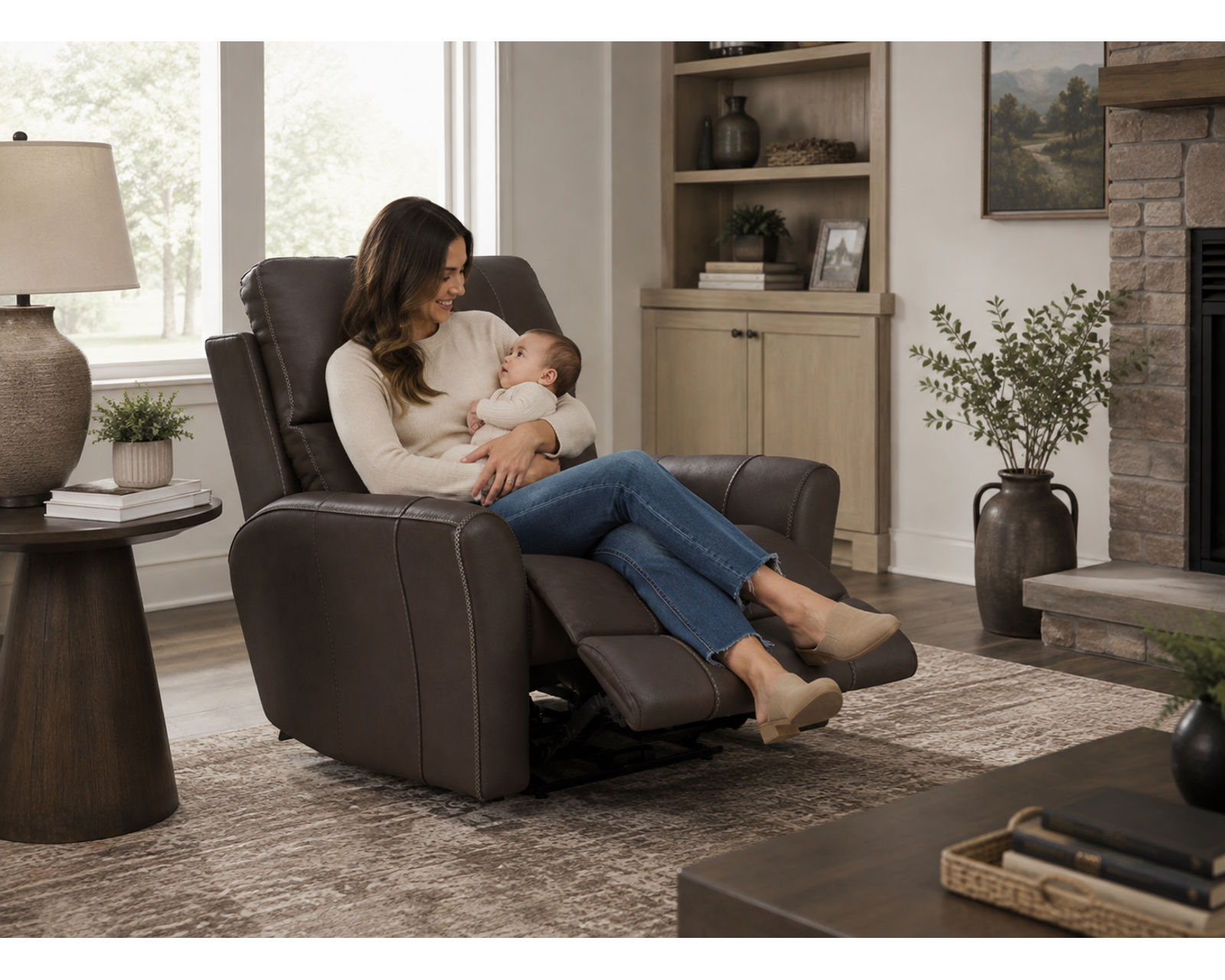 Fredda 82" Power Headrest Power Reclining Leather Sofa Lay-Flat Relaxation, Zero Gravity Comfort & Premium Italian Leather - two colors - Relax Better. Live Better.