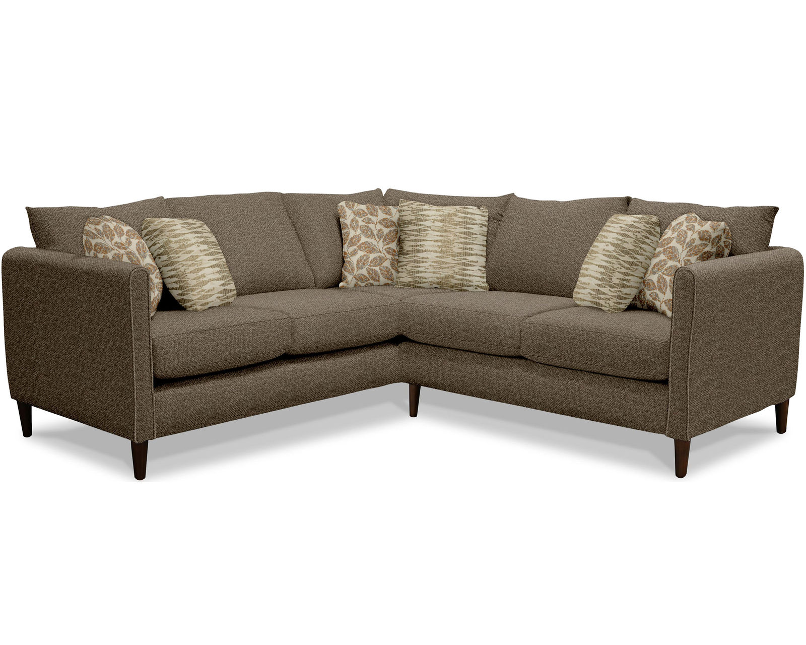 Kylie Stationary Sectional  (+101 Standard and Performance Fabrics) - Layout A: Two Piece Sectional 93" x 94"