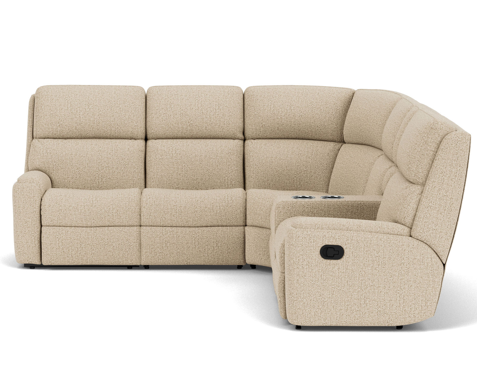 Rio Reclining Sectional (Colors Available) - Sectional Layout A