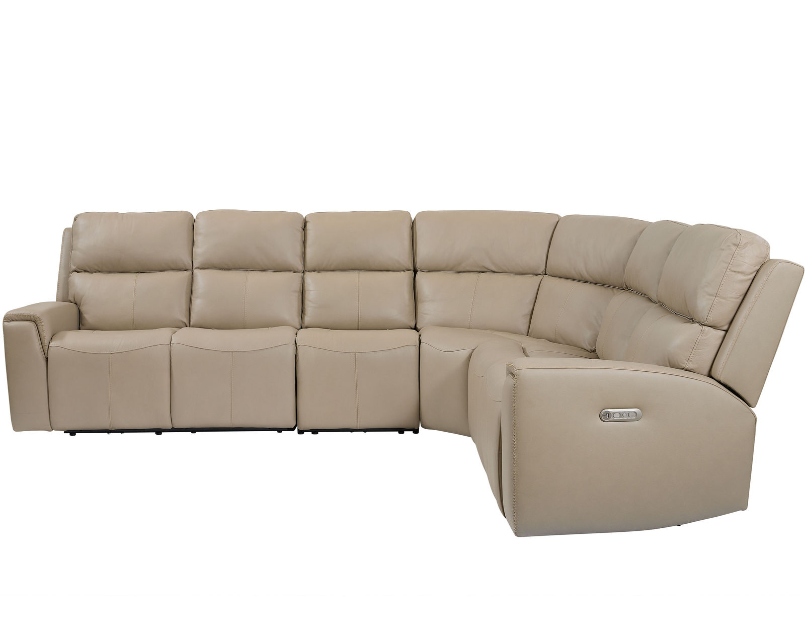 Jarvis Leather Power Reclining Sectional with Power Headrest (009-70) ZERO GRAVITY - In stock