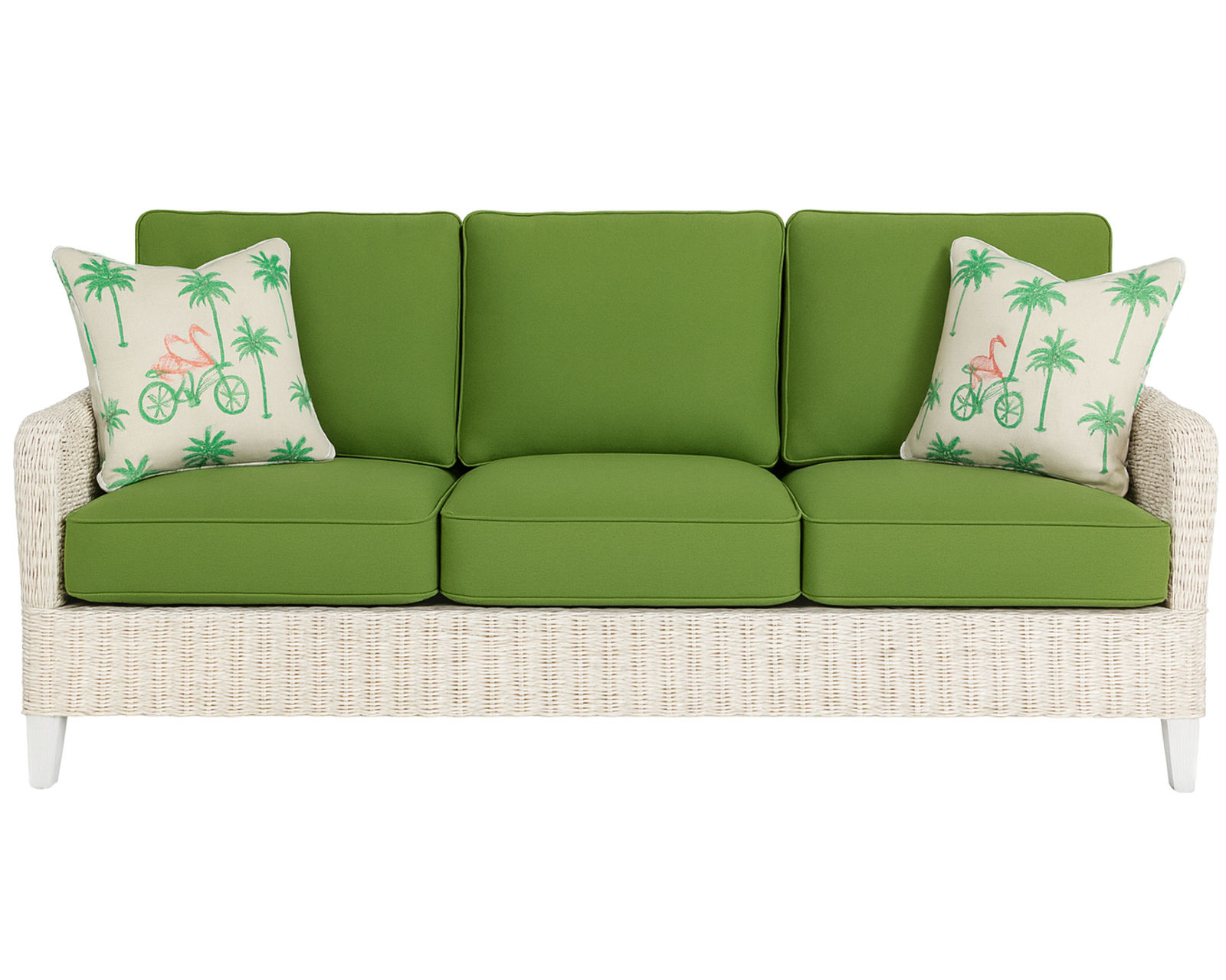 Gibraltar 75" Rattan Sofa (+28 finishes - 69 fabrics)