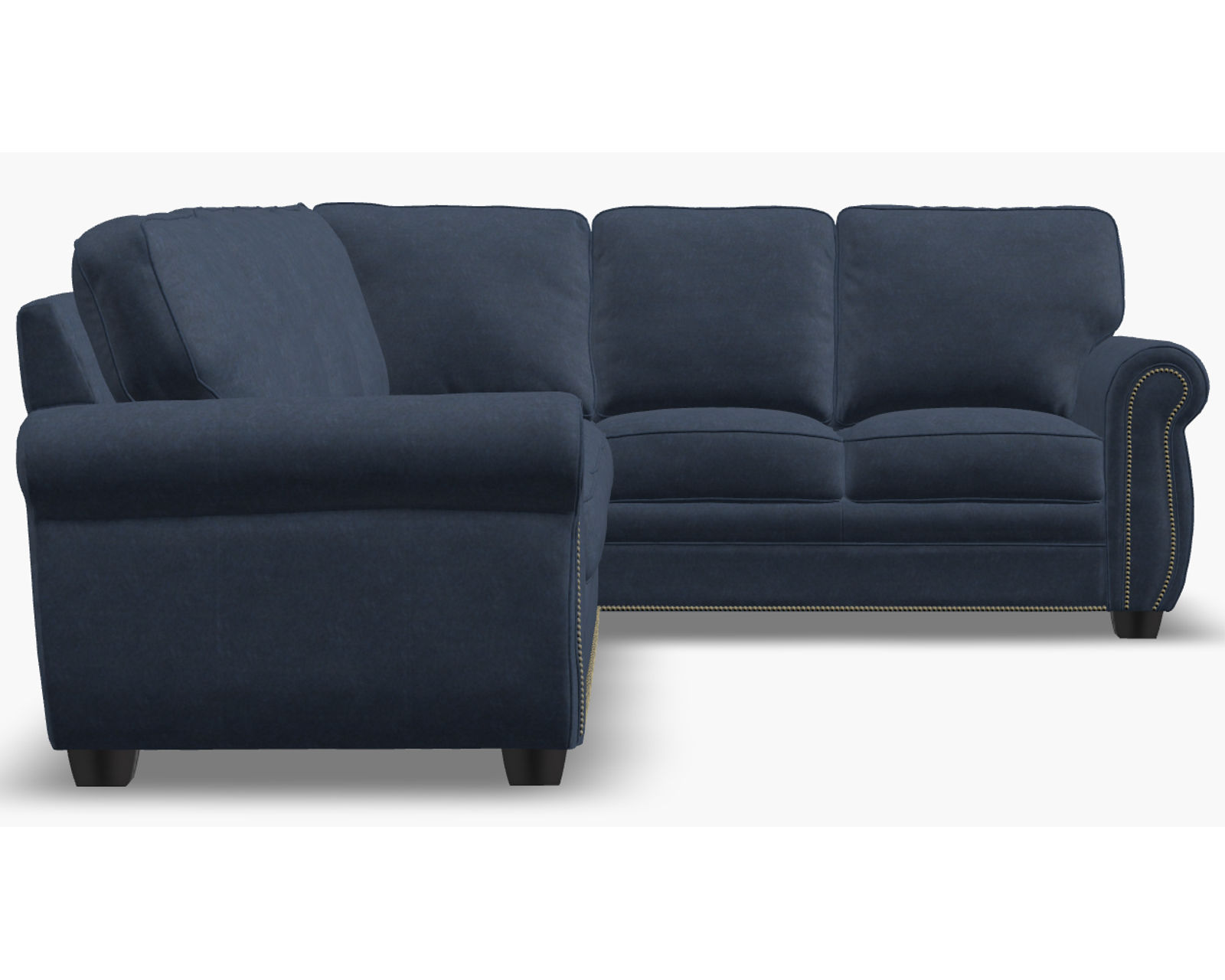 Viceroy 77492 Sectional (+50 fabrics) - Layout K: Three Piece Sectional 123" x 101"