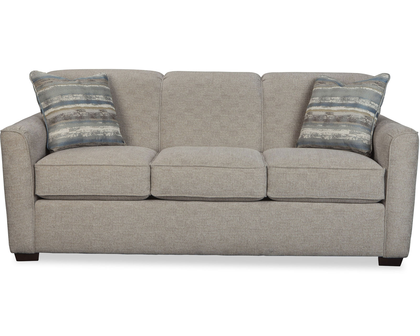 Rosie 82" Sofa (Performance fabrics) 7255 - Drawstring back and unique welting on the arms