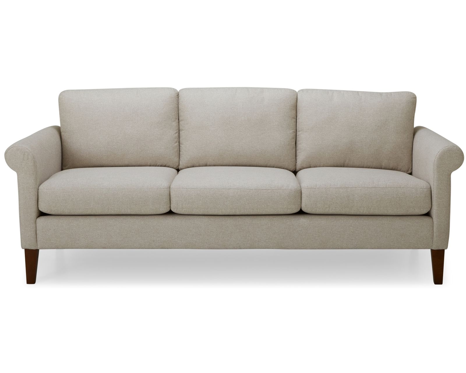 Soren 77170 Rolled Arm Sofa (87") +100 leathers - Soren 87" Sofa (three cushions)