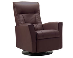 Ulstein Swivel Glider Recliner (+40 top-grain leathers)