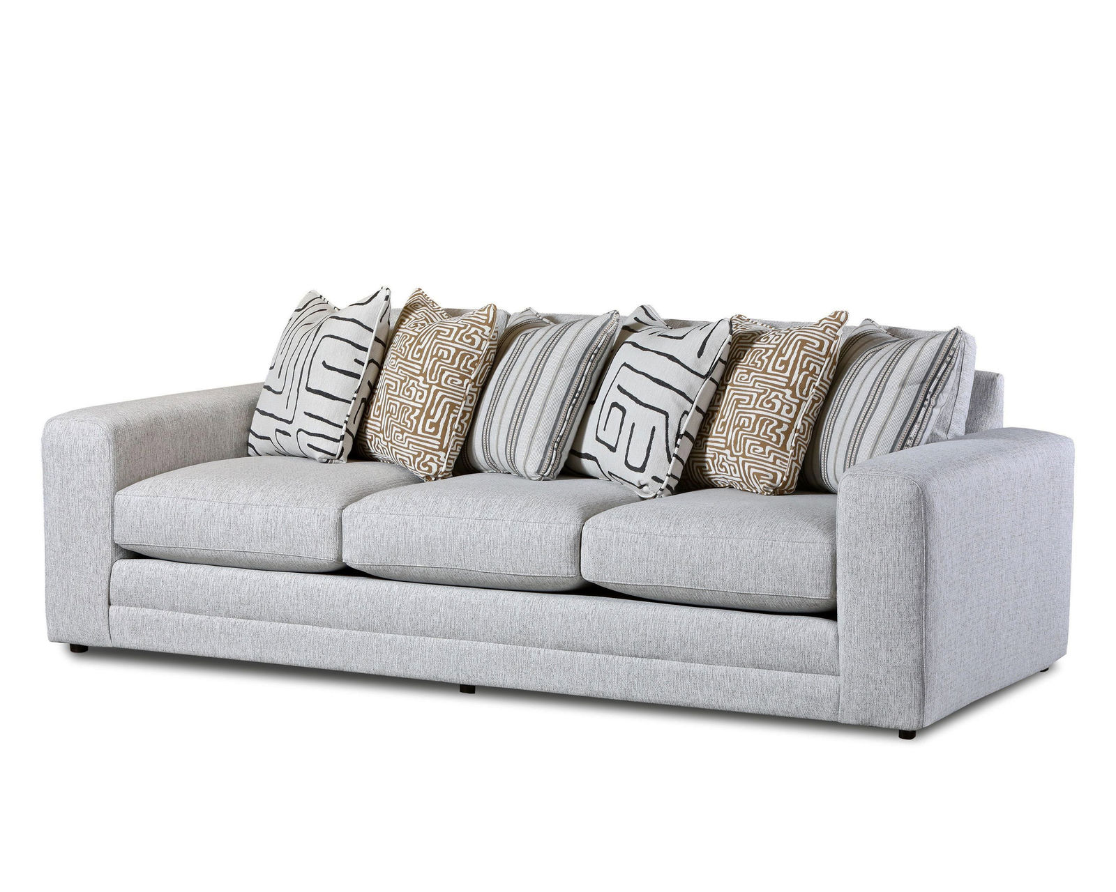 Durango Pewter 98" Sofa - 7003-00 (includes pillows) performance fabric - Durango Pewter 98" Sofa