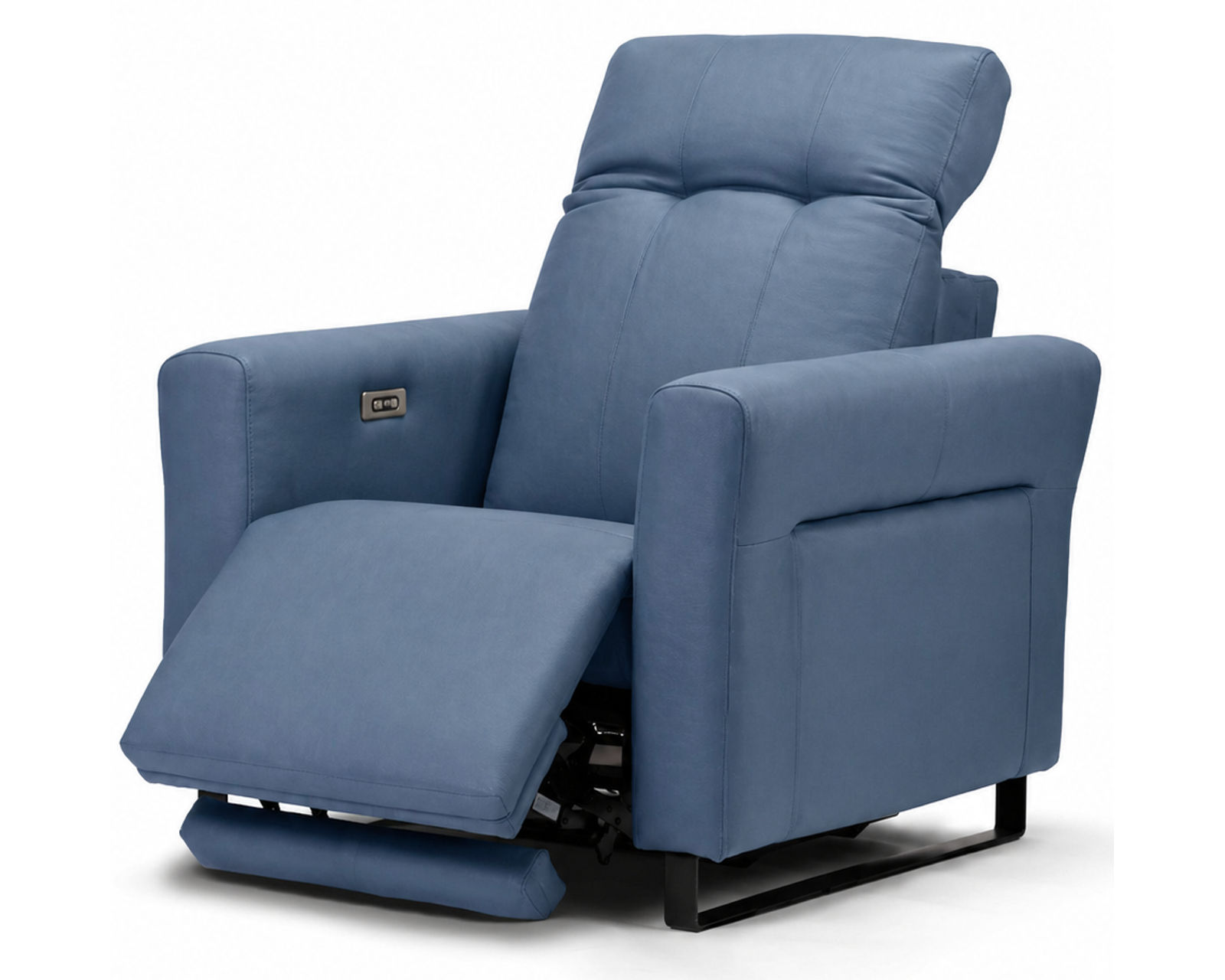 Shelia Dual Power Reclining Sofa — Available in Standard & Wide Cushions, 140+ Leather Options, and 80", 85", or 112" Widths - Shelia Power Headrest Power Recliner
