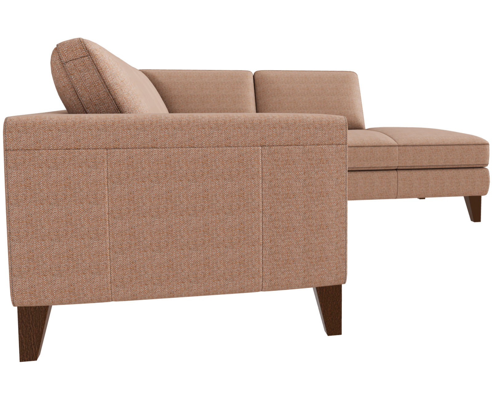 Sollievo B845 Sectional (+40 fabrics) - Layout B: Two Piece Sectional - 91" x 82" 