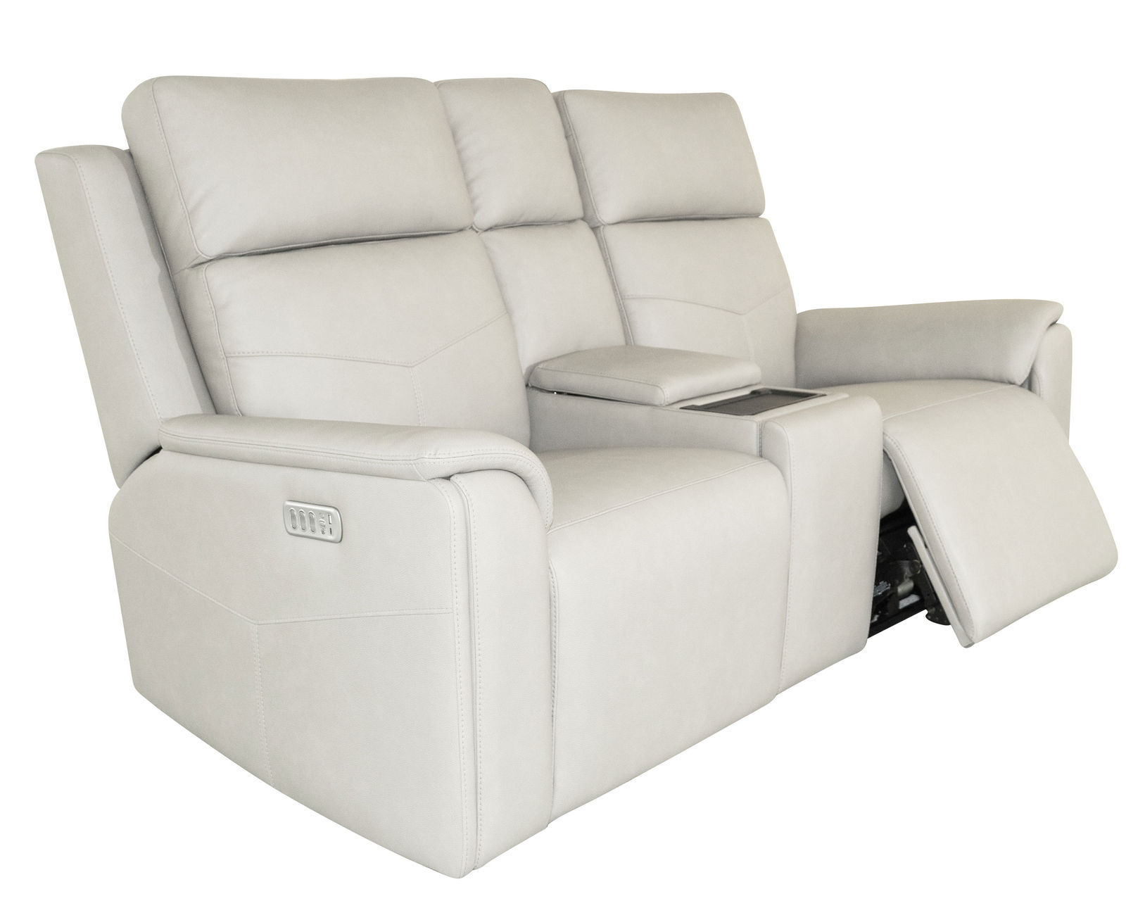 Vernon Triple Power Zero Gravity Reclining Console Loveseat w/ Heat and Massage (+2 colors) In stock