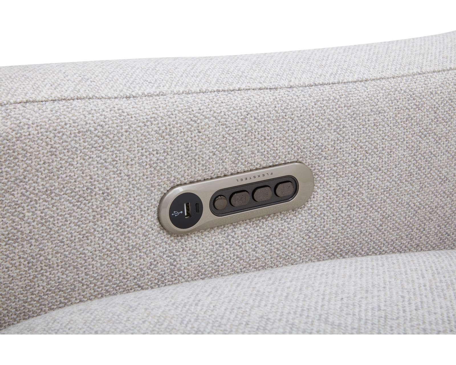 Ava 1685 Triple Power 87" Reclining Sofa (2 colors) in stock - Triple Power Control with USB A and C with Return to Home Button