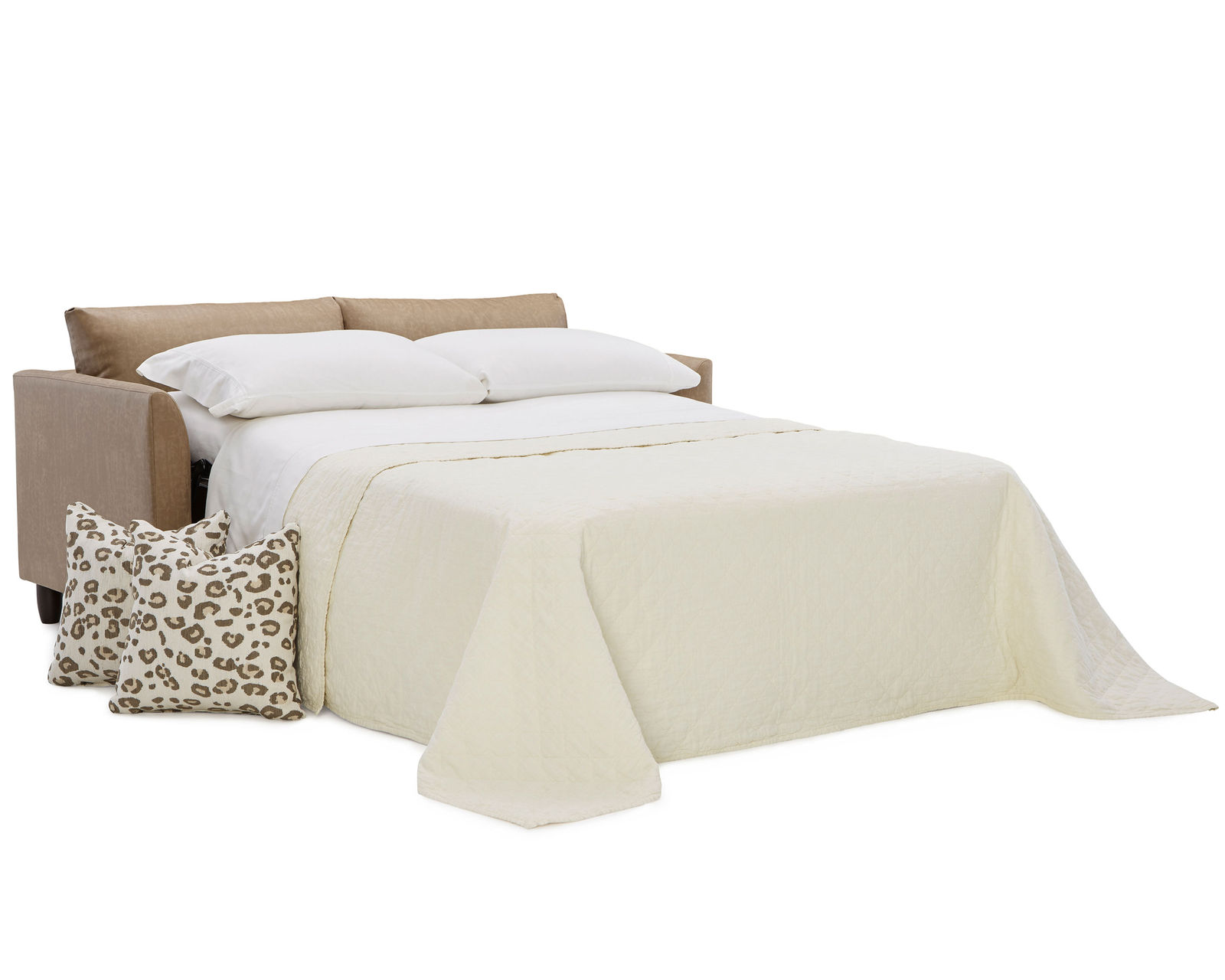Bayment Twin, Full or Queen Sleeper - Queen Size Sleeper in Fabric Peanut 22899