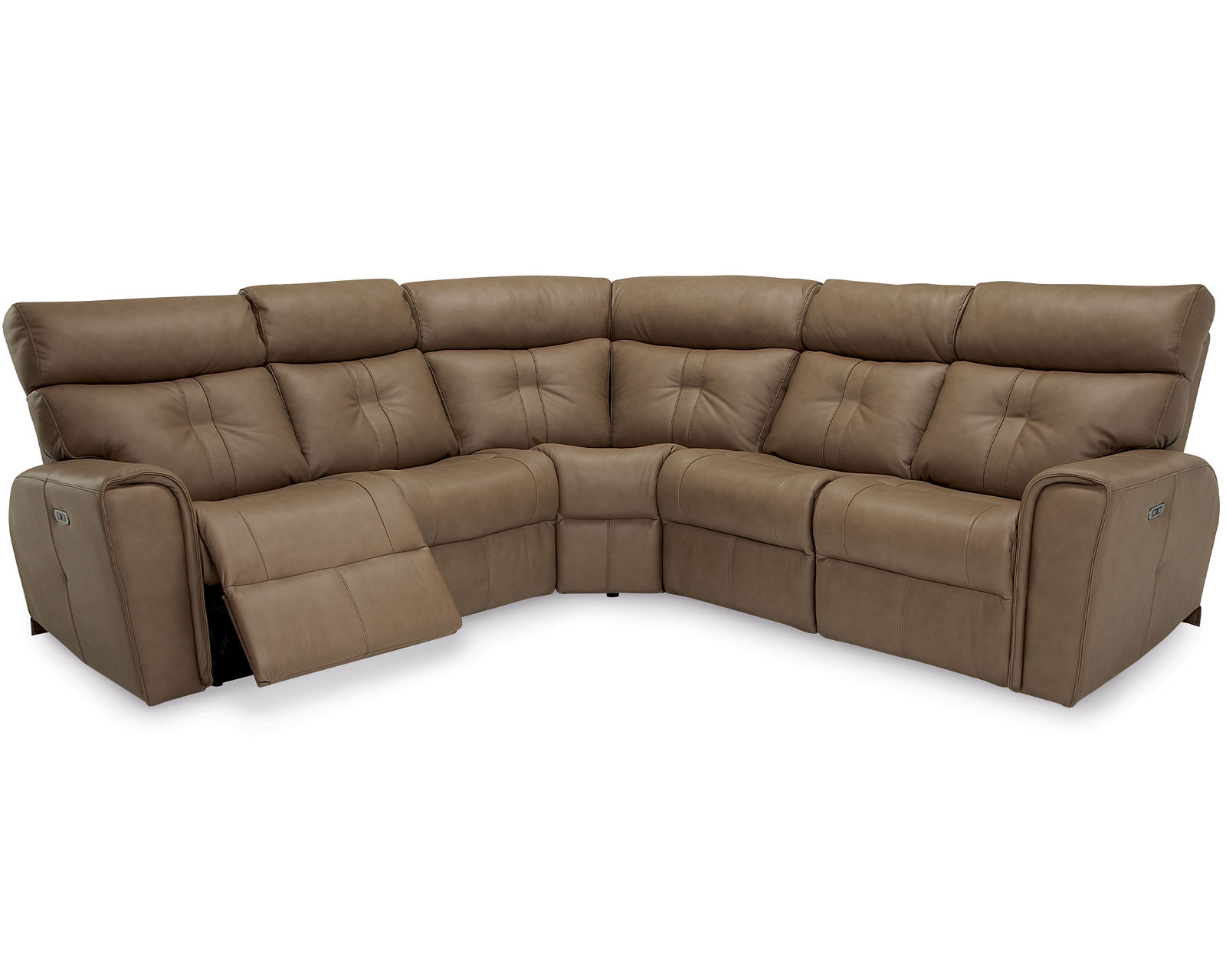 Acacia 41080 Power Headrest Power Reclining Sectional (+100 leathers)