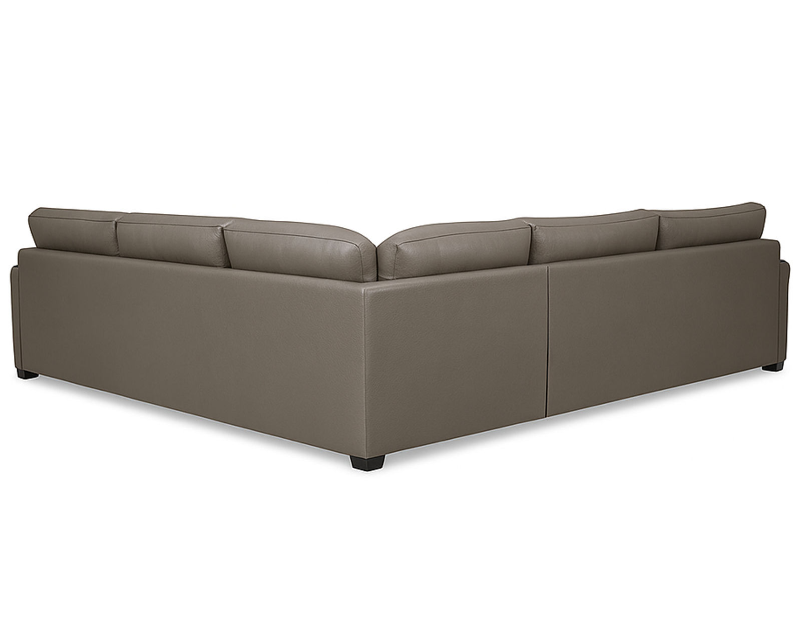Madison 77656 Roll Arm Sectional (+100 leathers) - Layout P:  Three Piece Sectional 110" x 110"
