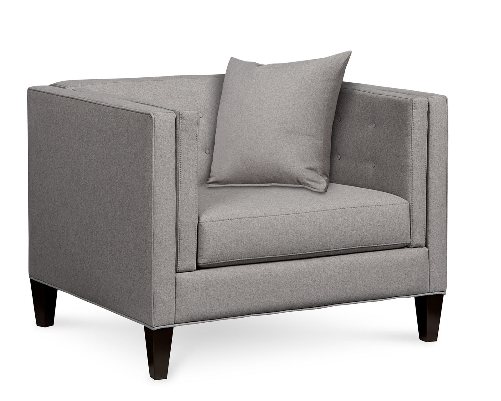Hayes 88" Stationary Sofa (100+ fabrics) - Hayes Arm Chair