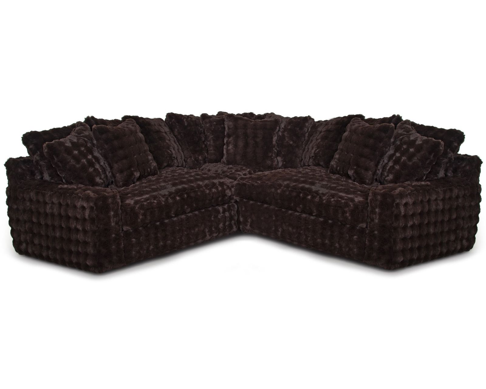 Angel 878 Modular Sectional (A Little Piece of Heaven — Oversized Comfort Made for Serious Lounging) two colors - Also Available in Fabric Color Chocolate