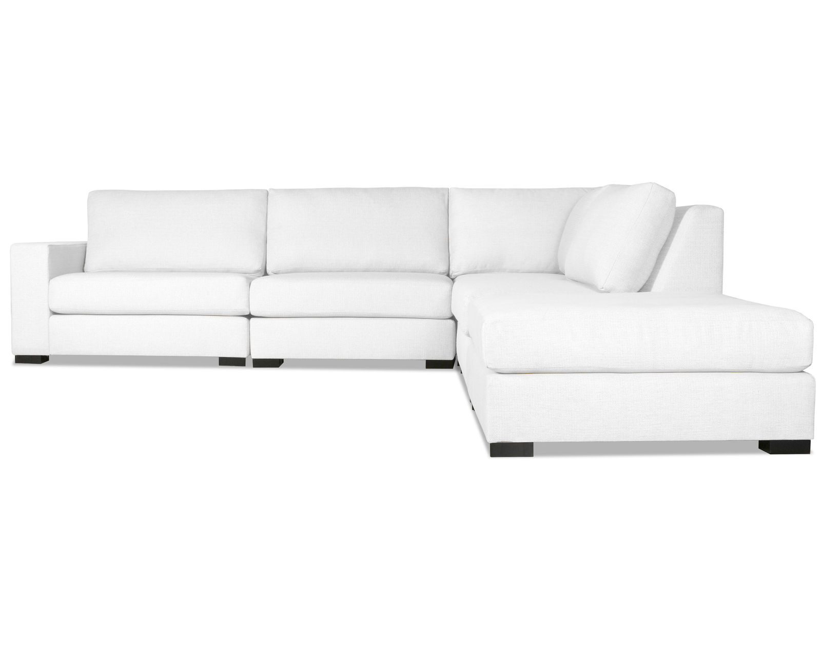 Veranda 5 Pieces Modular Sectional B (Choice of Colors - Veranda 5 Pieces Modular Sectional in White